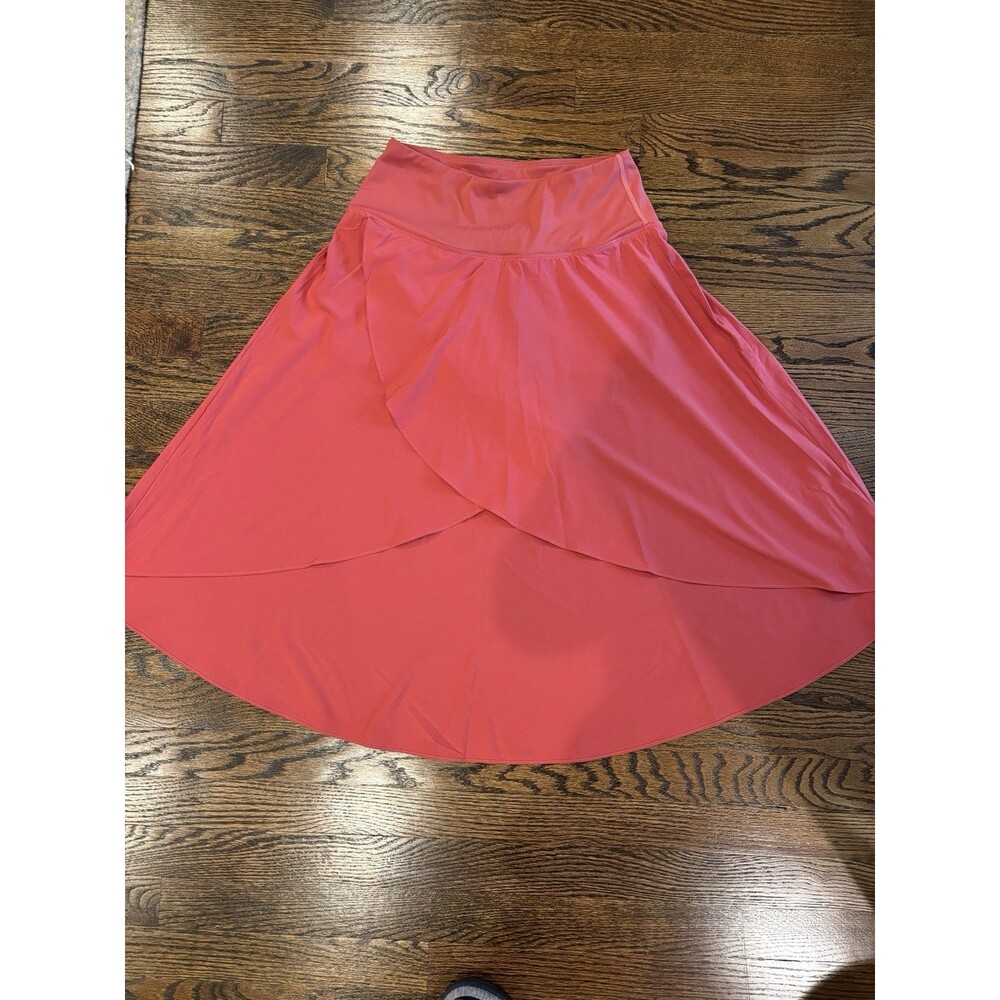 Halara Breezeful High-Low Crossover Athletic Tennis Skort Coral Pink Size Small